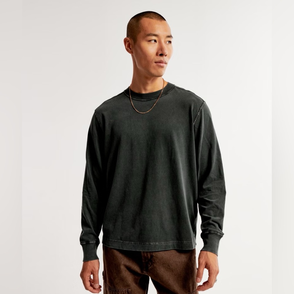Small Abercrombie and Fitch Grey Long Sleeve